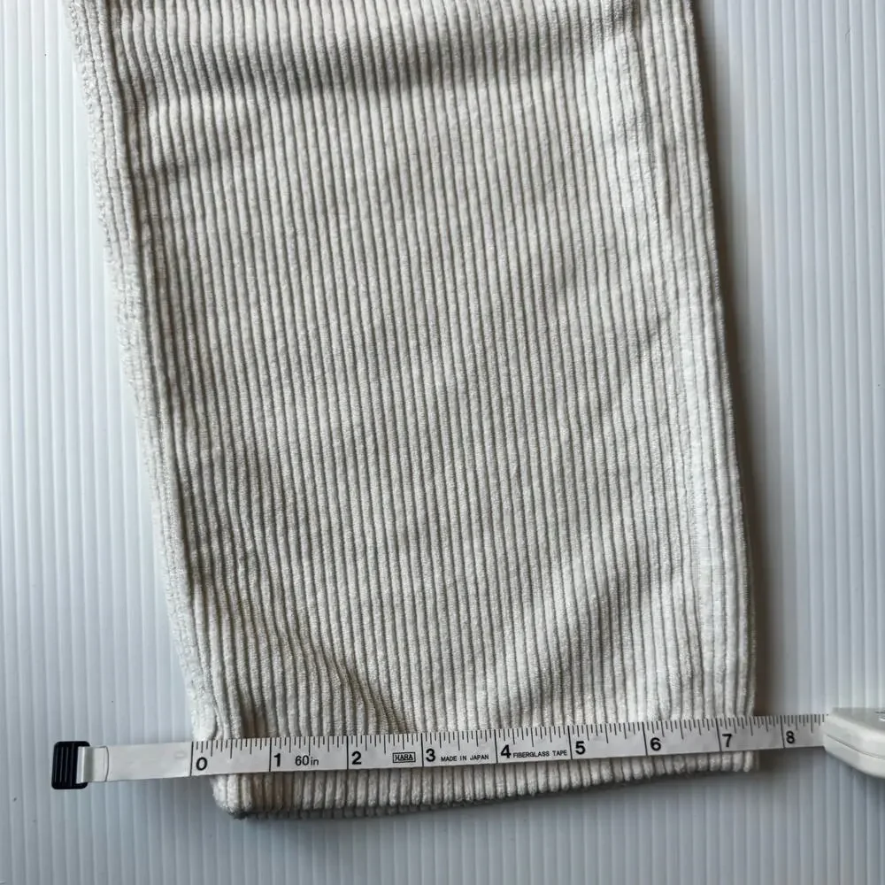 Reformation Cynthia Corduroy Pants 28 Cream Straight Cozy Nostalgic Retro Ivy - Picture 10 of 16
